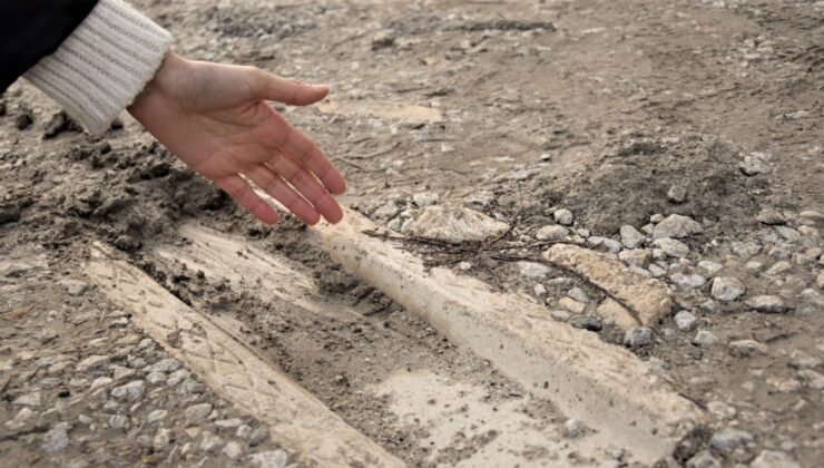 Dışkapı Adliyesi bitişiğinde tarihi kalıntılar bulundu, taşlar incelemeye alındı