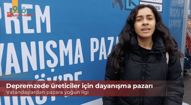 Kadıköy’de depremzedeler için dayanışma pazarı kuruldu