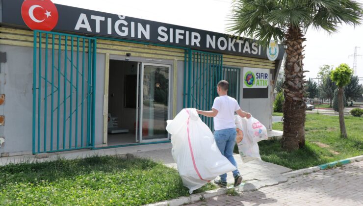 Şanlıurfa’da örnek proje: Evsel atıkları getir, temizlik ürünü götür