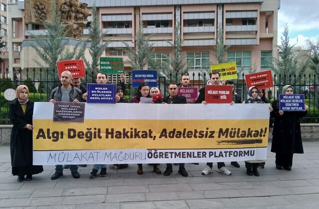 Mülakat mağdurları 5 aydır sokakta