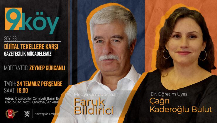 9. Köy söyleşileri devam ediyor: “Dijital Tekellere Karşı Gazetecilik Mücadelemiz”