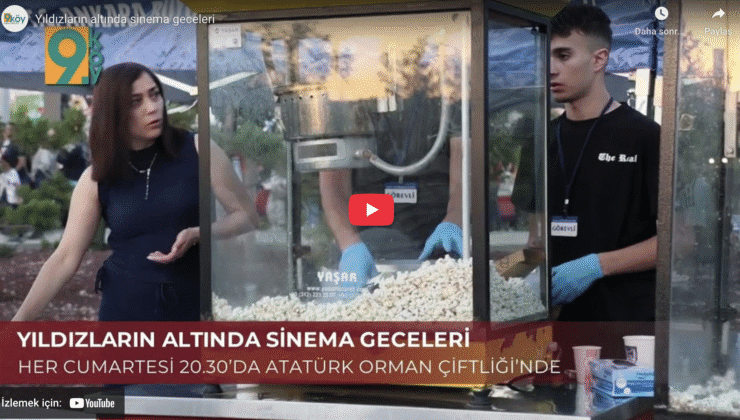 Yıldızların altında sinema geceleri