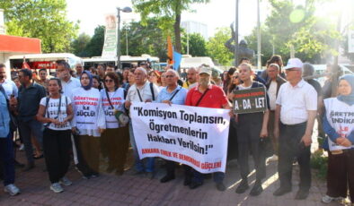 Öğretmenlerin hak mücadelesi ikinci haftasında