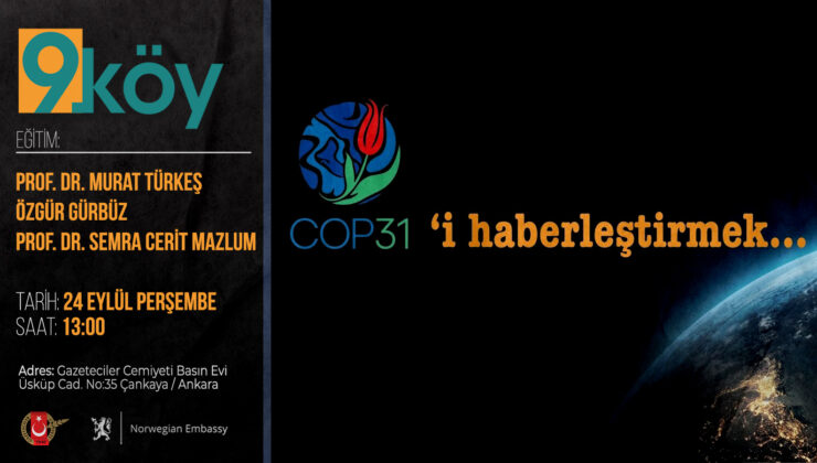 EĞİTİM VE SÖYLEŞİ: COP31’İ HABERLEŞTİRMEK