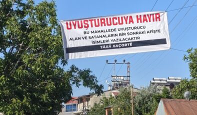 Geceleri ellerinde sopalarla nöbet tutuyorlar: Uyuşturucuya geçit yok!