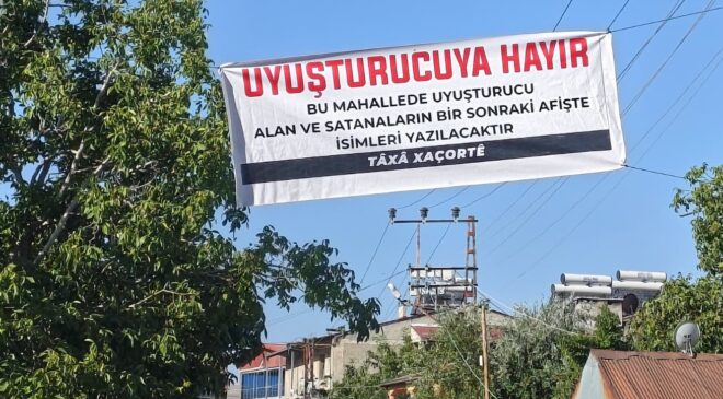 Geceleri ellerinde sopalarla nöbet tutuyorlar: Uyuşturucuya geçit yok!